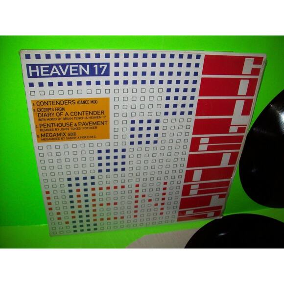 HEAVEN 17 Contenders DOUBLE 12" Vinyl EP Record GATE-FOLD NM/NM Synth-Pop UK - Picture 3 of 3